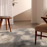 4' X 6' Light Grey Abstract Power Loom Stain Resistant Area Rug - Homeroots - Flyclothing LLC