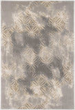 4' X 6' Light Grey Abstract Power Loom Stain Resistant Area Rug - Homeroots - Flyclothing LLC
