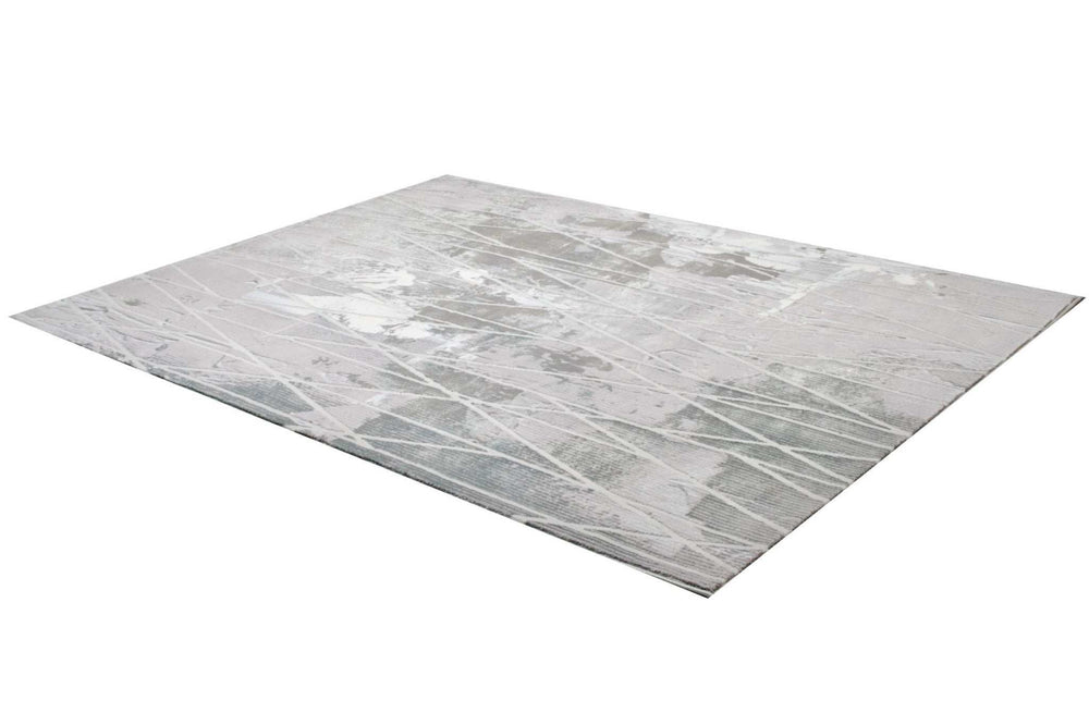 8' X 11' Blue Abstract Stain Resistant Area Rug - Homeroots - Flyclothing LLC
