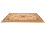 20' Runner Beige and Ivory Oriental Power Loom Runner Rug - Homeroots - Flyclothing LLC