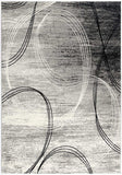 3' X 10' Grey Abstract Power Loom Stain Resistant Area Rug - Homeroots - Flyclothing LLC