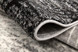 3' X 15' Grey Abstract Power Loom Stain Resistant Area Rug - Homeroots - Flyclothing LLC