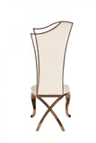 Set of Two Tufted Beige And Rose Gold Upholstered Velvet Dining Side Chairs - Homeroots - Flyclothing LLC