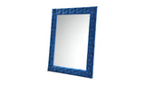 74" Blue Velvet Accent Mirror - Homeroots - Flyclothing LLC