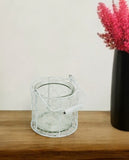 5" White Metal Tabletop Lantern Candle Holder - Homeroots - Flyclothing LLC