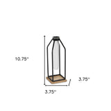 11" Black Glass Sculpture - Homeroots - Flyclothing LLC