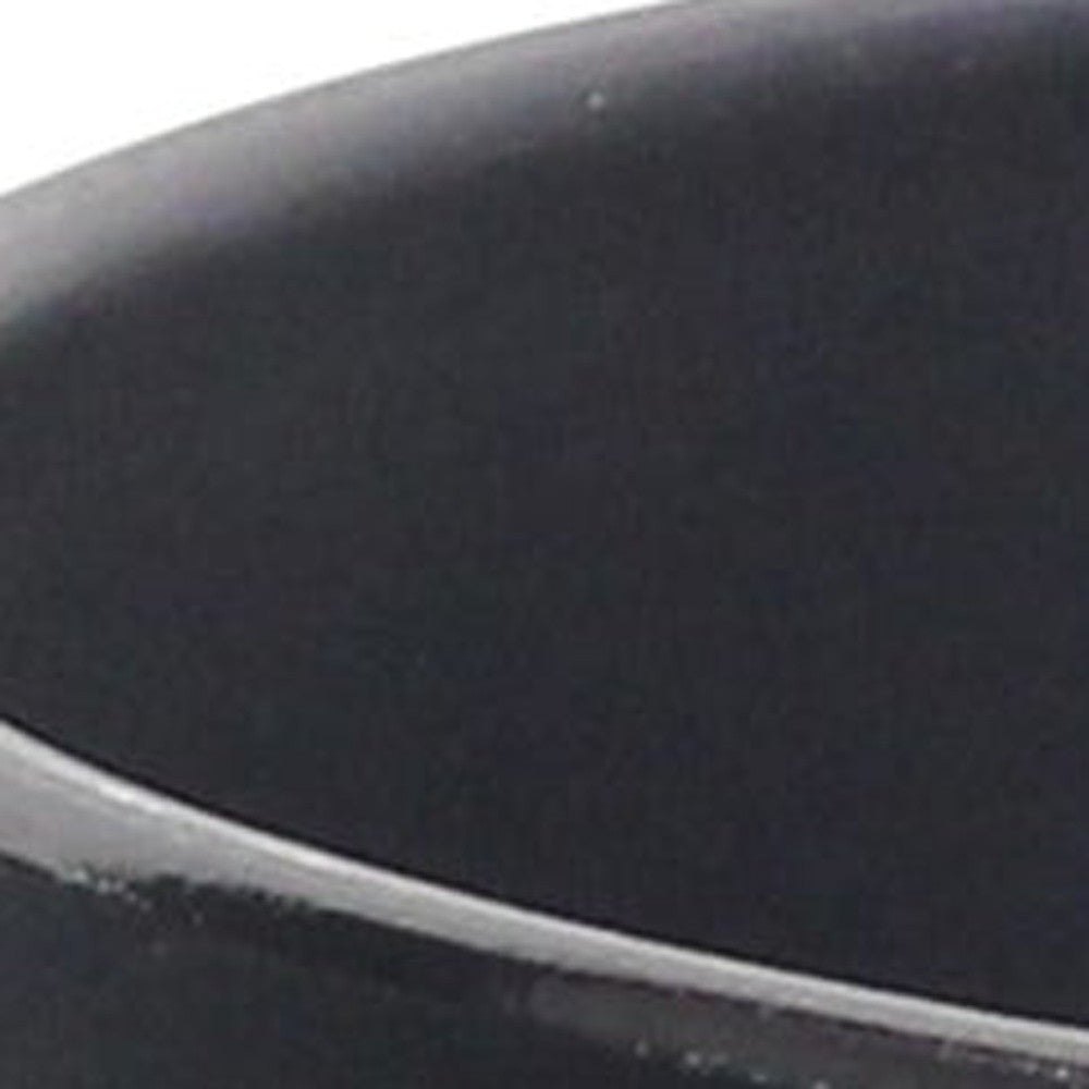 7" Black Recycled Plastic Indoor Outdoor Round Pot Planter - Homeroots - Flyclothing LLC