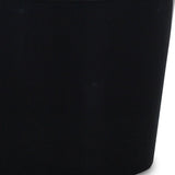 6" Black Recycled Plastic Indoor Outdoor Round Pot Planter - Homeroots - Flyclothing LLC