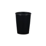 5" Black Recycled Plastic Indoor Outdoor Round Pot Planter - Homeroots - Flyclothing LLC