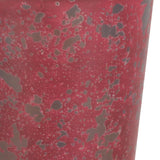 5" Red Recycled Plastic Indoor Outdoor Round Pot Planter - Homeroots - Flyclothing LLC