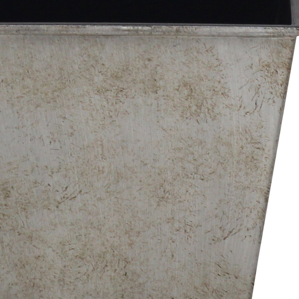 5" Gray Recycled Plastic Indoor Outdoor Rectangular Nursery Pot - Homeroots - Flyclothing LLC