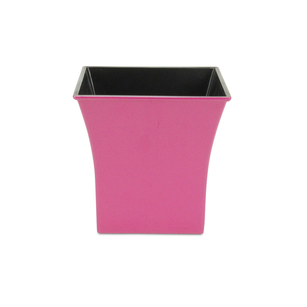 7" Hot Pink Recycled Plastic Indoor Outdoor Novelty Pot Planter