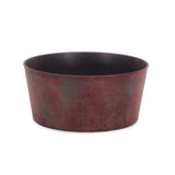 12" Red Recycled Plastic Indoor Outdoor Round Pot Planter