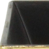 5" Gold Recycled Plastic Indoor Outdoor Square Nursery Pot