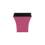 5" Hot Pink Recycled Plastic Indoor Outdoor Square Pot Planter - Homeroots - Flyclothing LLC