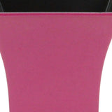 5" Hot Pink Recycled Plastic Indoor Outdoor Square Pot Planter - Homeroots - Flyclothing LLC
