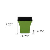 5" Lime Green Recycled Plastic Indoor Outdoor Novelty Nursery Pot - Homeroots - Flyclothing LLC