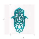 Turquoise Solid Wood Geometric Shapes Wall Decor - Homeroots - Flyclothing LLC
