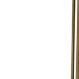 23" Gold And Black Marble And Iron Round End Table - Homeroots - Flyclothing LLC