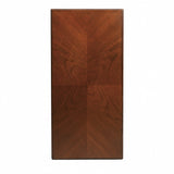 24" Medium Brown Manufactured Wood Rectangular End Table With Four Drawers And Shelf - Homeroots