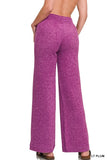 Zenana Soft Brushed Hacci Pants - Trendsi - Flyclothing LLC