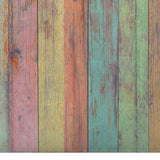 2' X 4' Distressed Aqua Green And Pink Printed Vinyl Area Rug With UV Protection - Homeroots - Flyclothing LLC