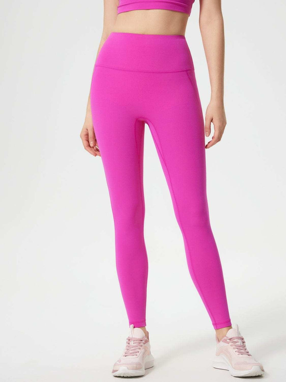Millennia Wide Waistband Active Leggings - Trendsi - Flyclothing LLC