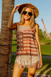BiBi American Flag Print Knit Sleeveless Top - Trendsi - Flyclothing LLC