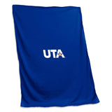 Texas Arlington UTA Wordmark Screened Sweatshirt Blanket - Logo Brands - Flyclothing LLC
