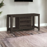 48" Brown Open Shelving TV Stand - Homeroots