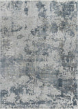 5' X 8' Blue Abstract Power Loom Area Rug - Homeroots - Flyclothing LLC