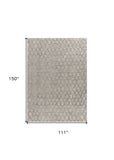 9' X 12' Beige Moroccan Stain Resistant Area Rug - Homeroots - Flyclothing LLC