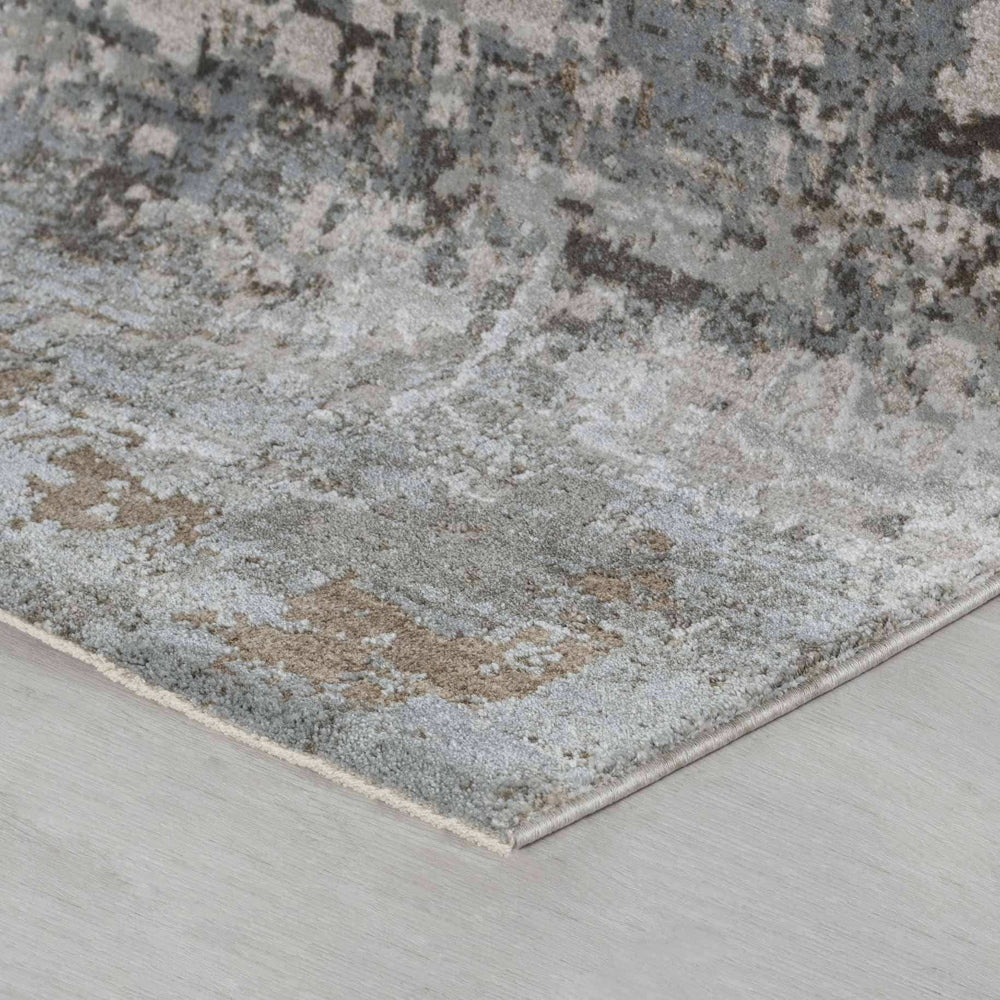 5' X 7' Beige Abstract Power Loom Area Rug - Homeroots - Flyclothing LLC
