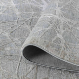 8' X 10' Turquoise Abstract Power Loom Stain Resistant Area Rug - Homeroots - Flyclothing LLC