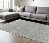 9' X 12' Turquoise Abstract Power Loom Stain Resistant Area Rug - Homeroots - Flyclothing LLC