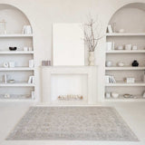 5' X 8' Cream Southwestern Power Loom Stain Resistant Area Rug - Homeroots - Flyclothing LLC