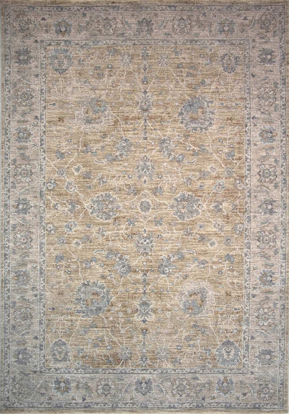 5' X 8' Gold Southwestern Power Loom Stain Resistant Area Rug - Homeroots - Flyclothing LLC