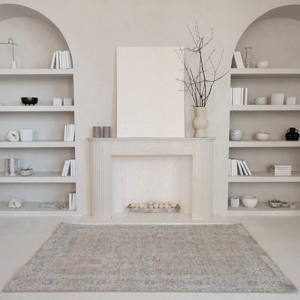 5' X 8' Gold Southwestern Power Loom Stain Resistant Area Rug - Homeroots - Flyclothing LLC