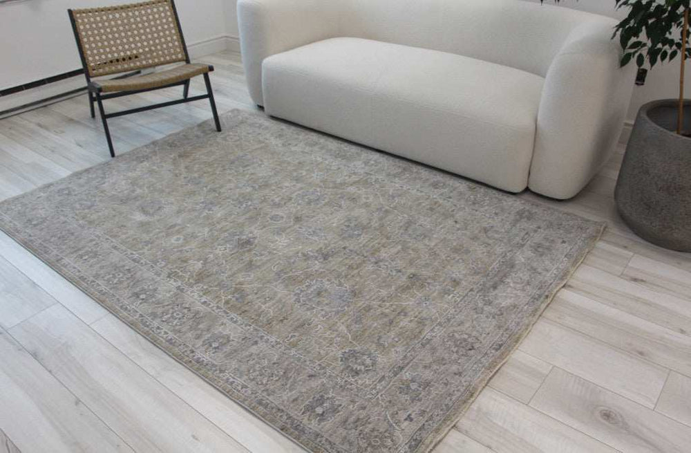 5' X 8' Gold Southwestern Power Loom Stain Resistant Area Rug - Homeroots - Flyclothing LLC