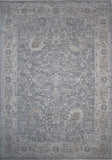 9' X 12' Blue Gray Southwestern Floral Stain Resistant Area Rug - Homeroots - Flyclothing LLC