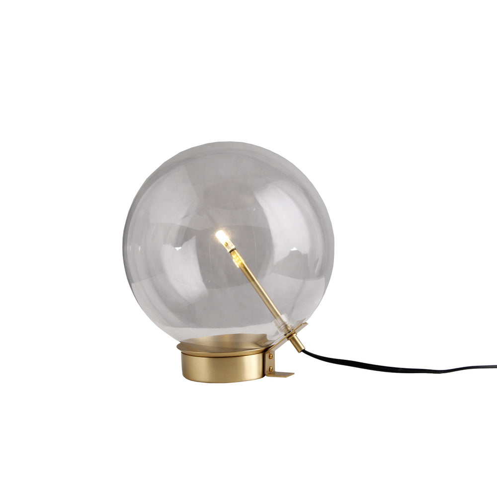 11" Brass Metal Globe Table Lamp - Homeroots - Flyclothing LLC