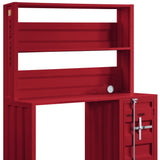 47" Red Iron Writing Desk - Homeroots - Flyclothing LLC