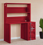 47" Red Iron Writing Desk - Homeroots - Flyclothing LLC