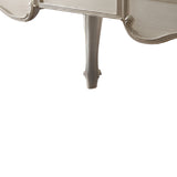 72" White Wood Executive Desk With Three Drawers