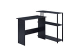 39" Black L Shape Writing Desk - Homeroots - Flyclothing LLC