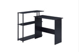 39" Black L Shape Writing Desk - Homeroots - Flyclothing LLC