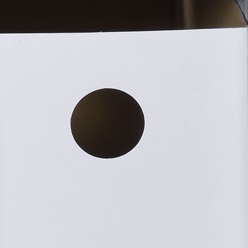 37" Antiqued White Computer Desk - Homeroots - Flyclothing LLC