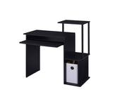 37" Black Computer Desk - Homeroots - Flyclothing LLC