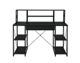 47" Black Computer Desk - Homeroots - Flyclothing LLC