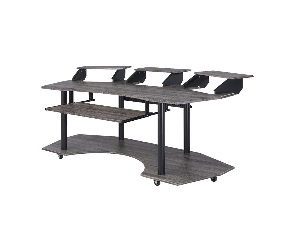 83" Black Computer Desk - Homeroots - Flyclothing LLC